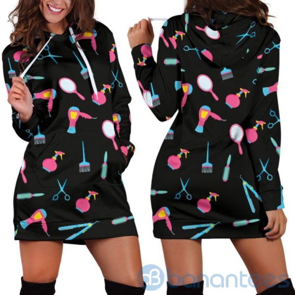 Hair Elements Hoodie Dress For Women Product Photo