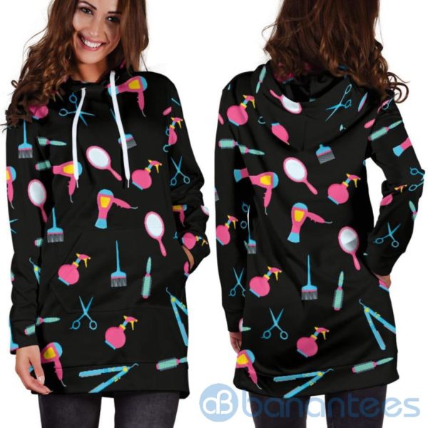 Hair Elements Hoodie Dress For Women Product Photo