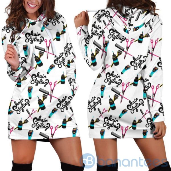 Hair Styling Hoodie Dress For Women Product Photo