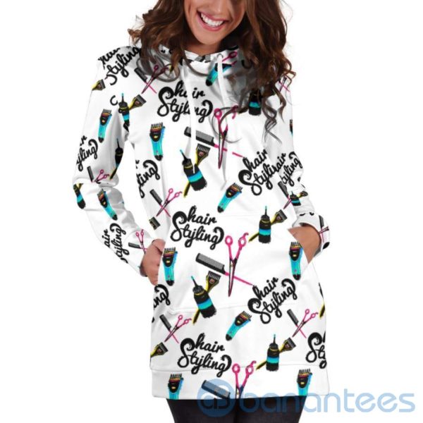 Hair Styling Hoodie Dress For Women Product Photo