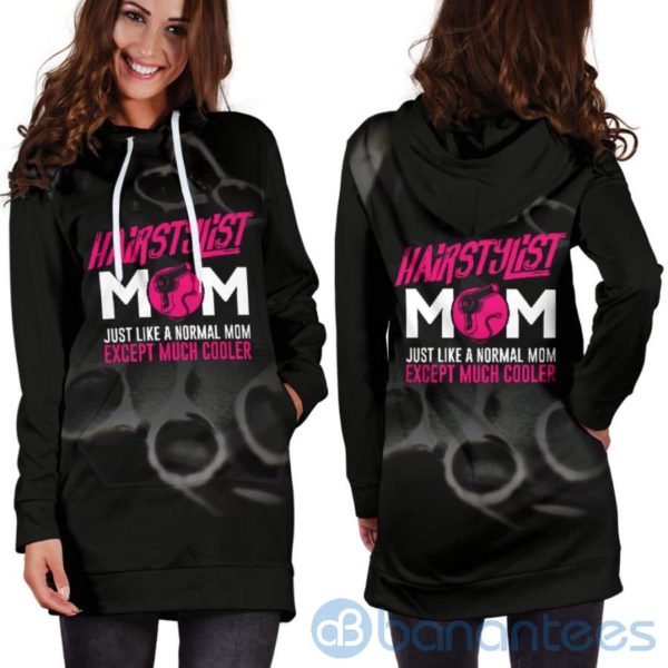 Hairstylist Mom Hoodie Dress For Women Product Photo