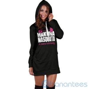 Hakuna Masquata Hoodie Dress For Women Product Photo
