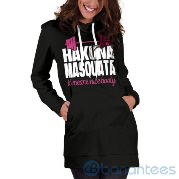 Hakuna Masquata Hoodie Dress For Women Product Photo