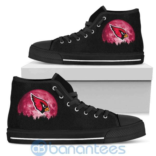 Halloween Moon Arizona Cardinals High Top Shoes Product Photo