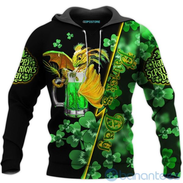 Happy Irish St Patrick's Day All Over Printed 3D Hoodie Product Photo