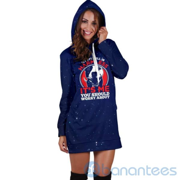Harmless Pitbull Hoodie Dress For Women Product Photo