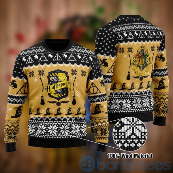 Harry Potter Hufflepuff Christmas All Over Printed 3D Shirt Product Photo
