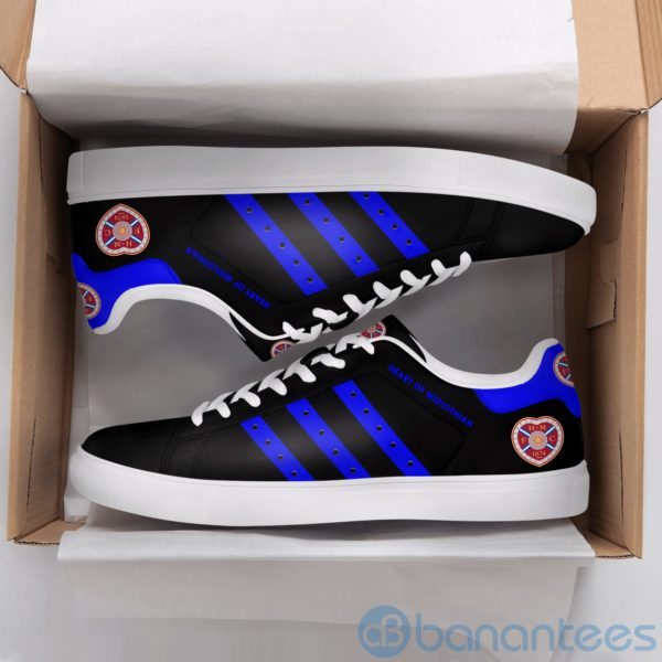 Heart Of Midlothian Fc Royal Striped Low Top Skate Shoes Product Photo