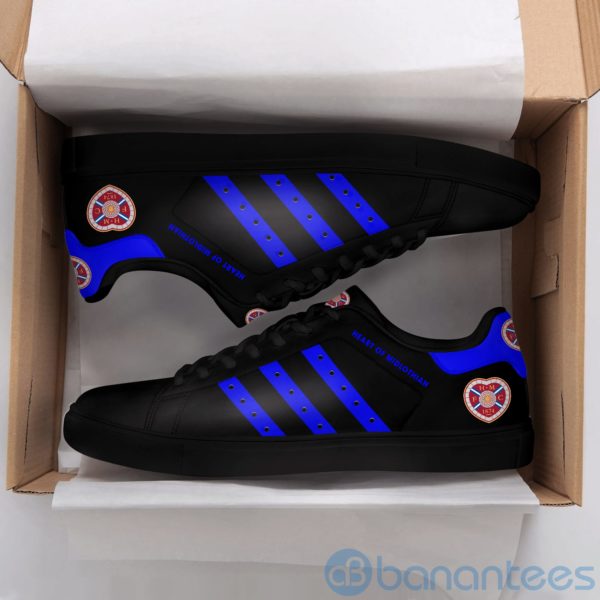 Heart Of Midlothian Fc Royal Striped Low Top Skate Shoes Product Photo