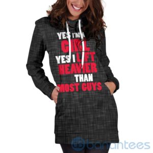 Heavier Than Most Guys Hoodie Dress For Women Product Photo
