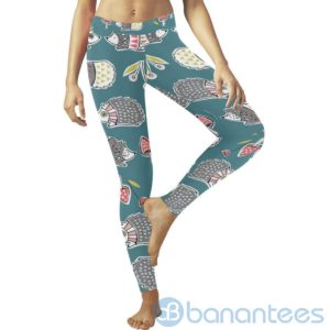 Hedgehog Leggings For Women Product Photo