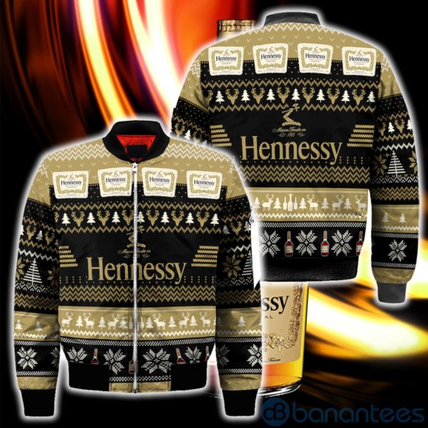 Hennessy Whiskey Ugly Christmas All Over Printed 3D Shirt Product Photo