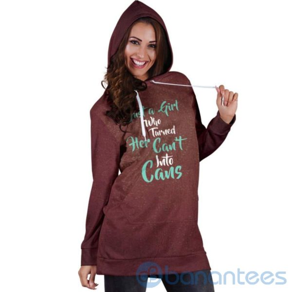 Her Cants Into Cans Hoodie Dress For Women Product Photo