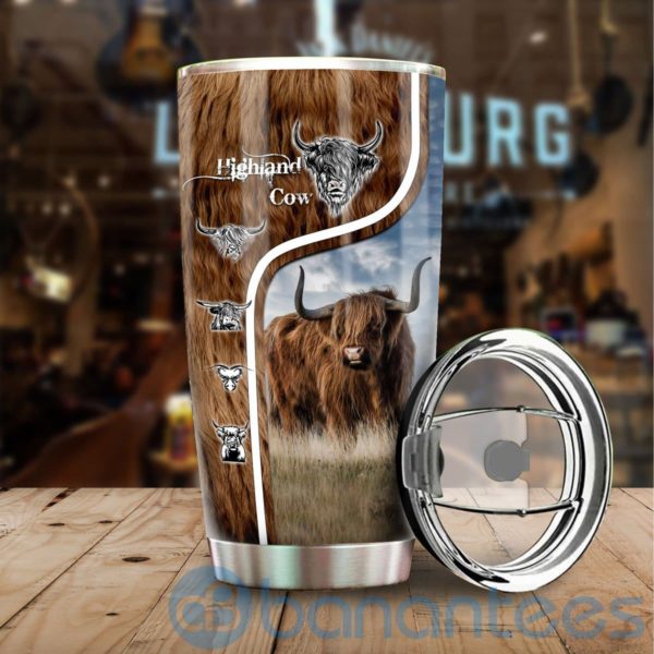 Highland Cattle Cow Lover Tumbler Product Photo