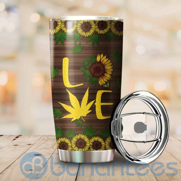 Hippie Love Sunflower Tumbler Product Photo