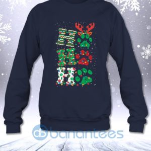 Ho Ho Ho Christmas Dog Lovers Funny Gift Sweatshirt Product Photo