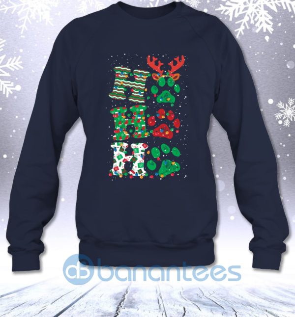 Ho Ho Ho Christmas Dog Lovers Funny Gift Sweatshirt Product Photo