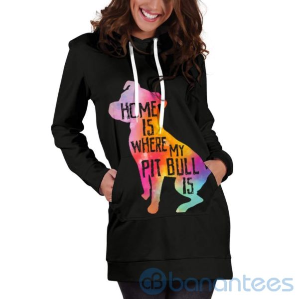 Home Is Where My Pit Is Hoodie Dress For Women Product Photo