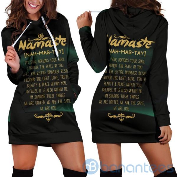 Honor Your Soul Hoodie Dress For Women Product Photo