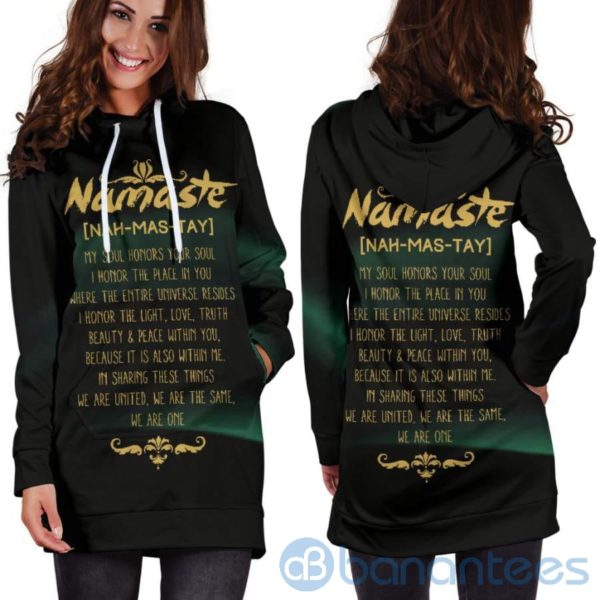 Honor Your Soul Hoodie Dress For Women Product Photo
