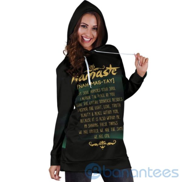 Honor Your Soul Hoodie Dress For Women Product Photo
