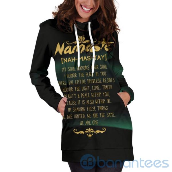 Honor Your Soul Hoodie Dress For Women Product Photo