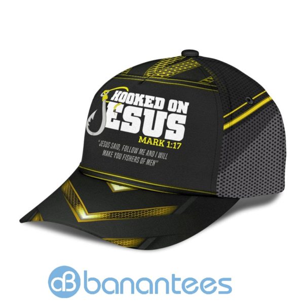Hooked On Jesus Fishers Of Man All Over Printed 3D Cap Product Photo