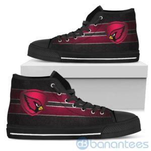 Horizontal Stripes Arizona Cardinals High Top Shoes Product Photo