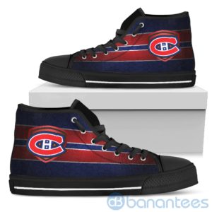 horizontal stripes montreal canadiens high top shoes 3 YgMSk 300x300 image Horizontal Stripes Montreal Canadiens High Top Shoes Product Photo