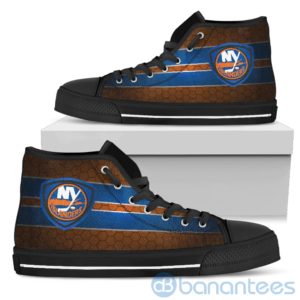 Horizontal Stripes New York Islanders High Top Shoes Product Photo