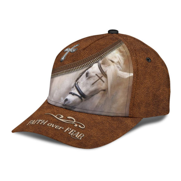 Horse Faith Over Fear All Over Printed 3D Cap Product Photo