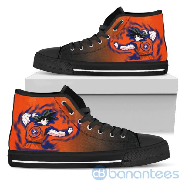 Houston Astros Goku Saiyan Power Anime High Top Shoes Product Photo