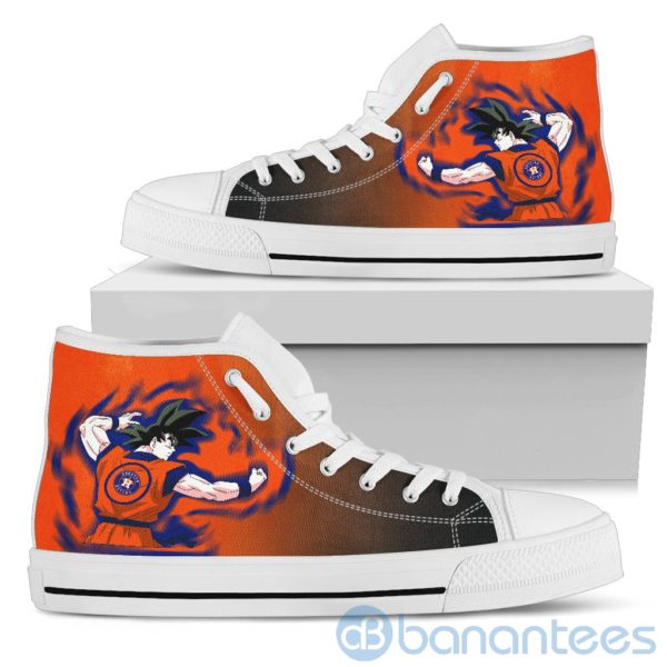 Houston Astros Goku Saiyan Power Anime High Top Shoes Product Photo