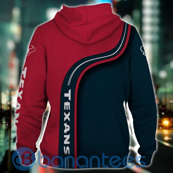 Houston Texans All Over Printed 3D Hoodie, Zip Hoodie Product Photo