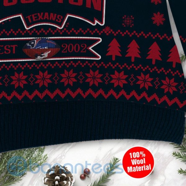 Houston Texans Cute Baby Yoda Grogu Ugly Christmas 3D Sweater Product Photo