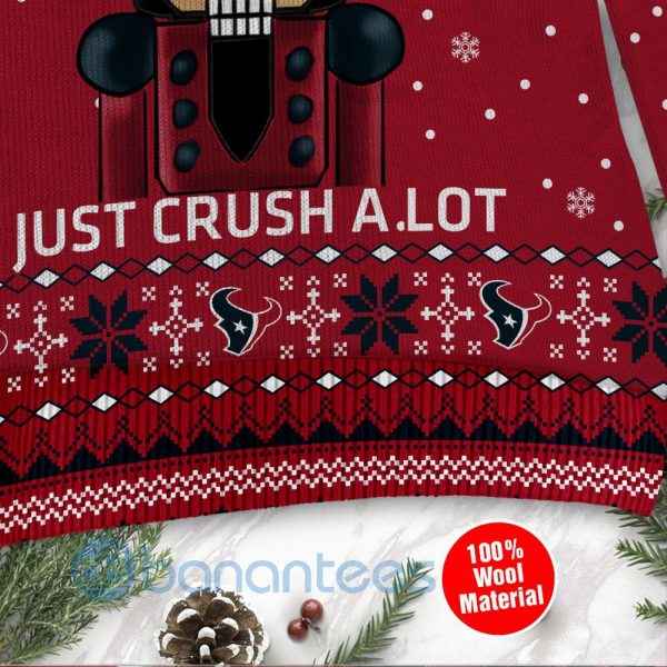Houston Texans I Am Not A Player I Just Crush Alot Ugly Christmas 3D Sweater Product Photo