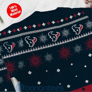 Houston Texans Mickey Mouse Funny Ugly Christmas 3D Sweater Product Photo