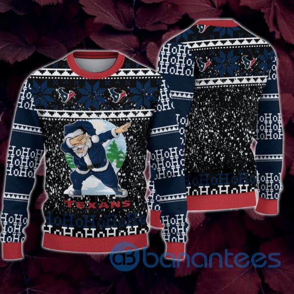 Houston Texans Santa Claus Ho Ho Ho All Over Printed 3D Sweatshirt Product Photo