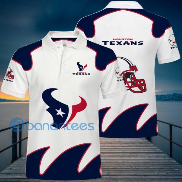 Houston Texans White Polo Shirt For Men Product Photo