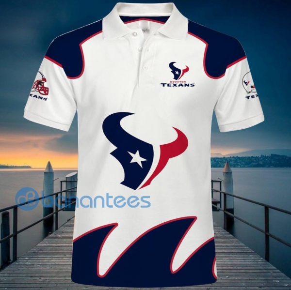 Houston Texans White Polo Shirt For Men Product Photo
