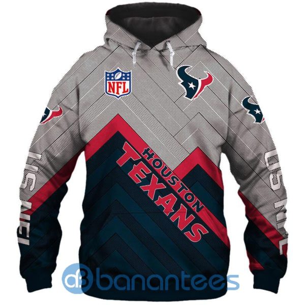 Houston Texans Zip Up Hoodie Cheap All Over Printed Product Photo