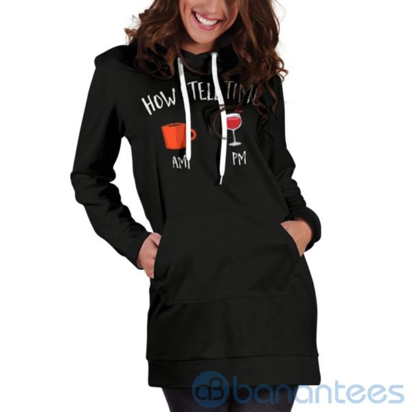 How I Tell Time Hoodie Dress For Women Product Photo