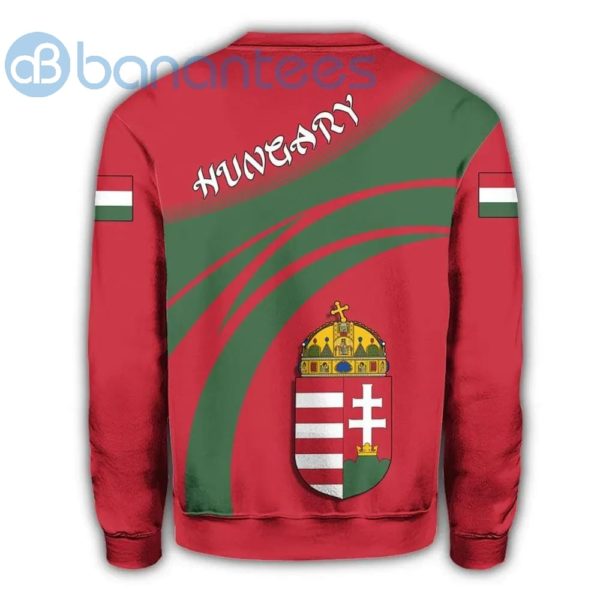 Hungary Coat Of Arms Cricket Style All Over Printed 3D Sweatshirt Product Photo
