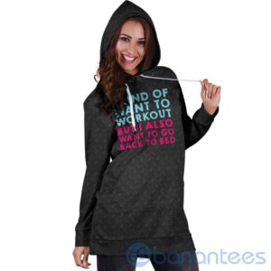 I Also Want Back To Bed Hoodie Dress For Women Product Photo