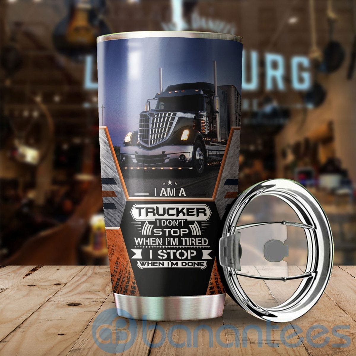 i-am-a-trucker-i-stop-when-im-done-tumbler-1-HWm6r.jpg I Am A Trucker I Stop When I'm Done Tumbler Product Photo