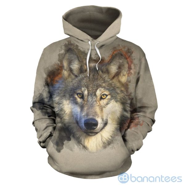 I Am A Wolf Men's All Over Printed 3D Hoodie Product Photo