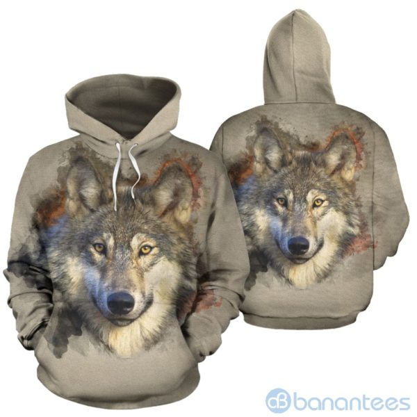 I Am A Wolf Men's All Over Printed 3D Hoodie Product Photo