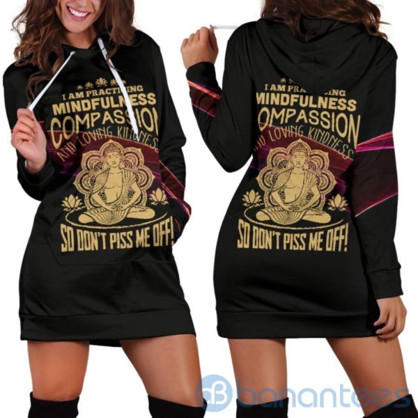 I Am Practicing Hoodie Dress For Women Product Photo