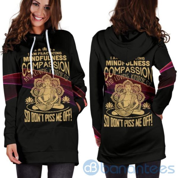 I Am Practicing Hoodie Dress For Women Product Photo