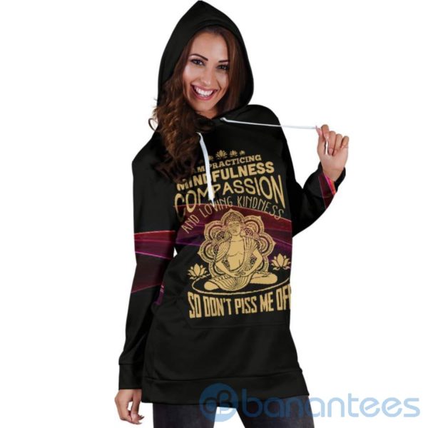 I Am Practicing Hoodie Dress For Women Product Photo